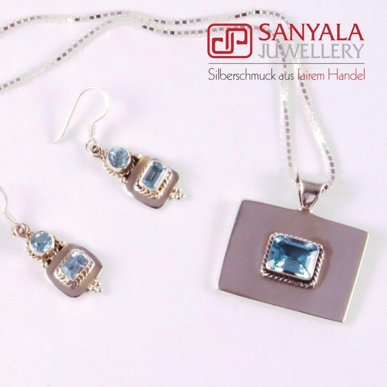 0018-0-S Sanyala Blue and Clear